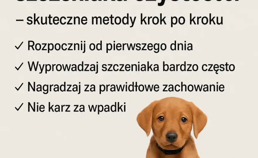 Jak często wyprowadzać szczeniaka? Plan nauki czystości krok po kroku