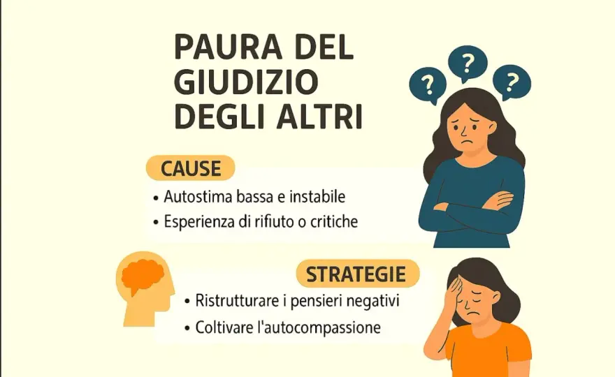 Paura del giudizio altrui - Superala con strategie efficaci