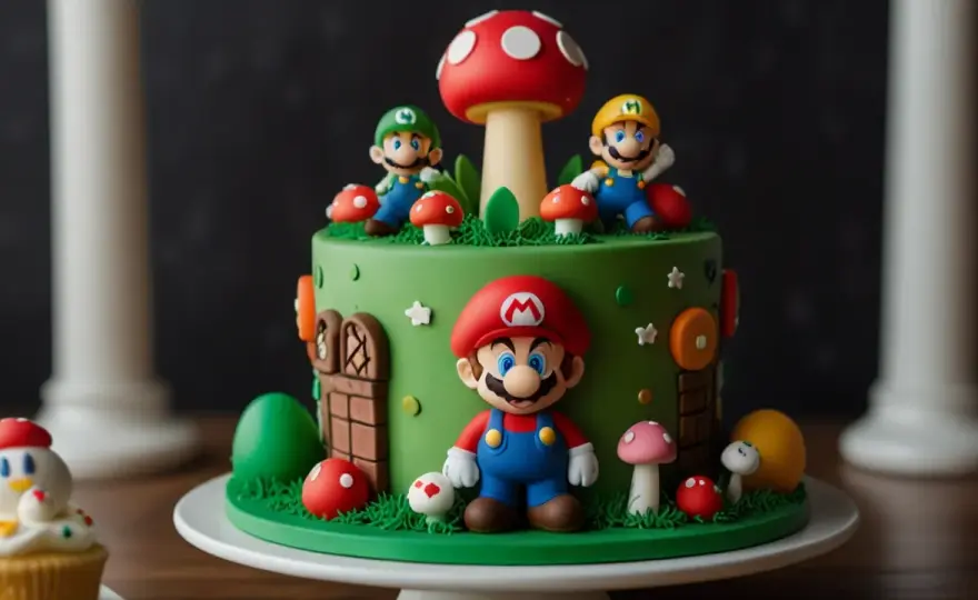 Przepyszne i efektowne torty Super Mario na urodziny i imprezy
