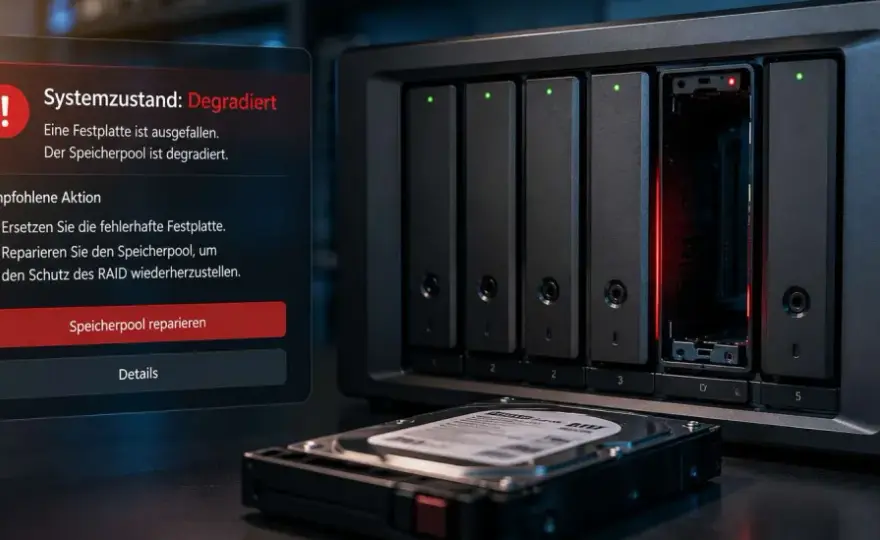 LAN-Festplatte - NAS, RAID & Datensicherheit verstehen