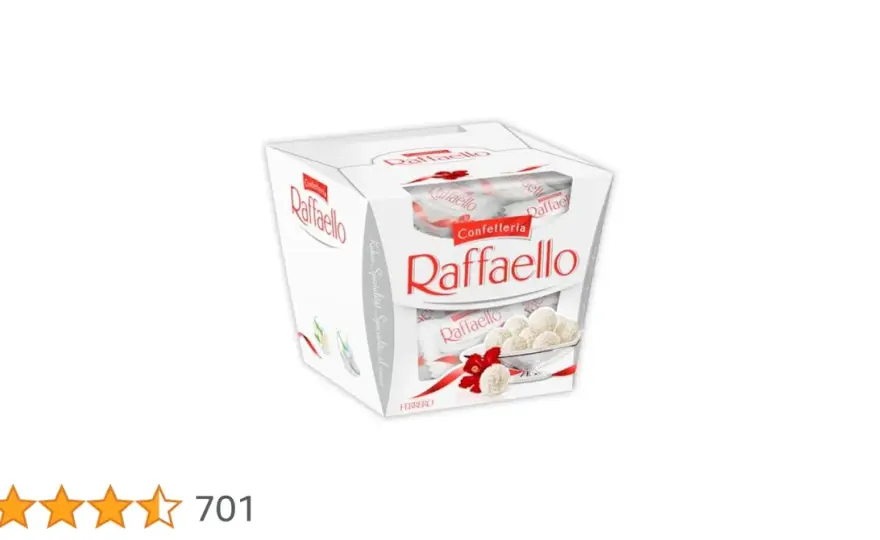 Raffaello 1 kg - rodzaje, ceny i dostępność popularnych słodyczy