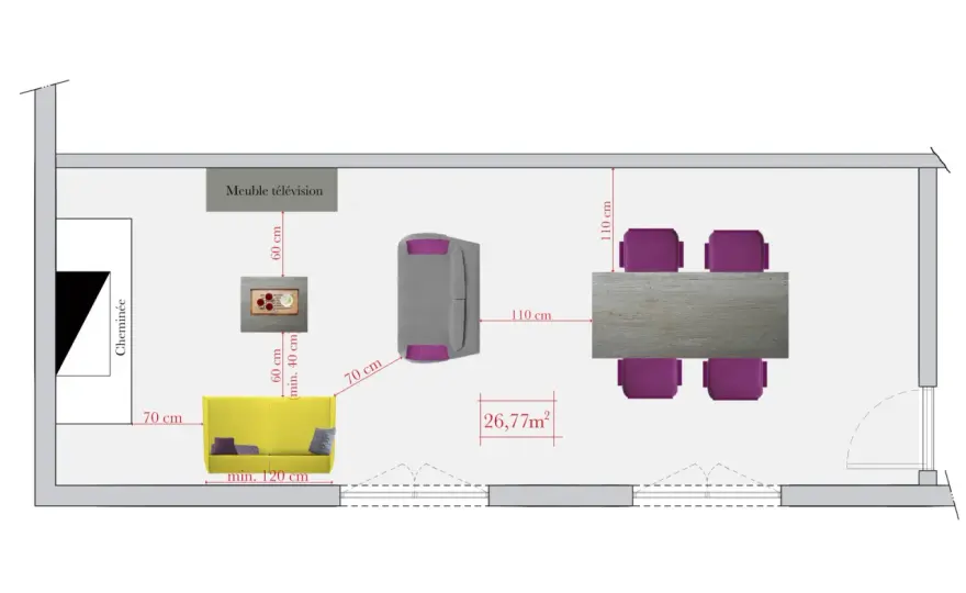 Distance table-mur - Guide pour un espace parfait