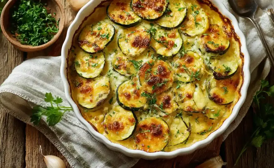 Zucchini-Kartoffel-Auflauf - So wird er cremig und nicht wässrig