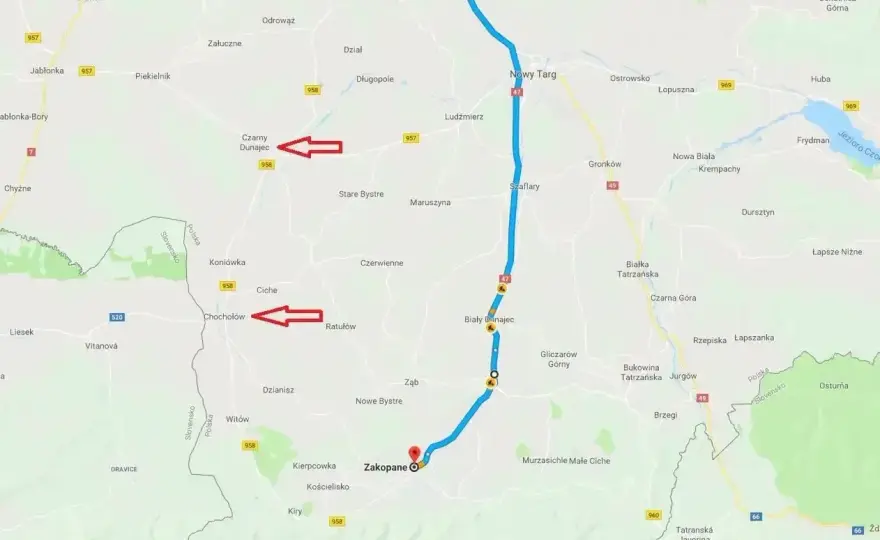 Kraków-Zakopane - Jak zacząć podróż bez korków?