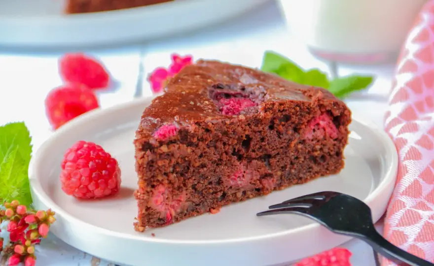 Gâteau framboise sans gluten - la recette moelleuse et facile