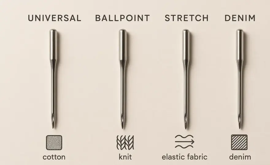 Ball Point vs Universal Needle - Stop Skipped Stitches!