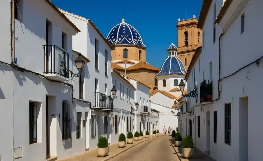 Casco antiguo de Altea - ruta a pie entre historia y miradores