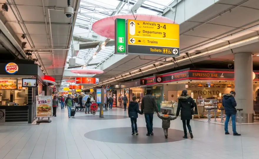 Lotnisko w Amsterdamie (Schiphol) - Jak się odnaleźć?