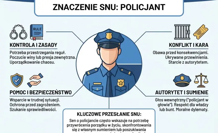 Co oznacza sen o policji - znaczenie i symbolika snu z policjantem