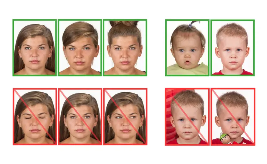 Zdjęcie do paszportu - czy uszy muszą być widoczne?