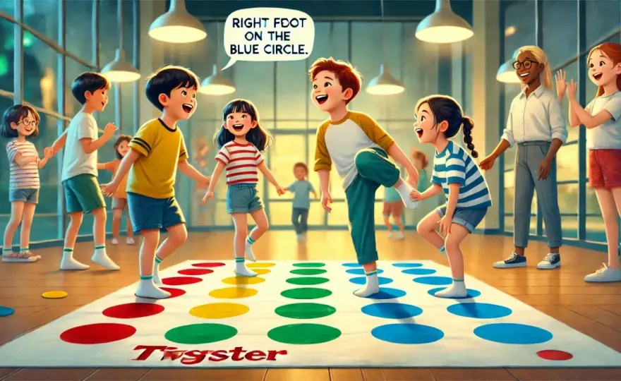 Twister casero: cómo jugar y sus beneficios para niños