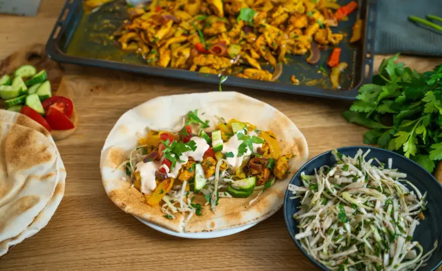 Shawarma med kyckling - Så lyckas du hemma utan spett