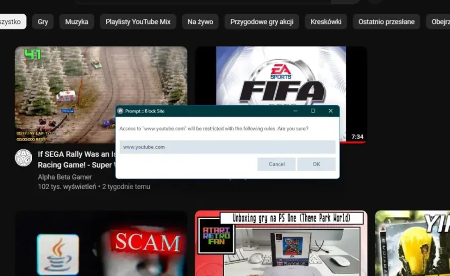 Jak zablokować YouTube w przeglądarce i zyskać spokój umysłu