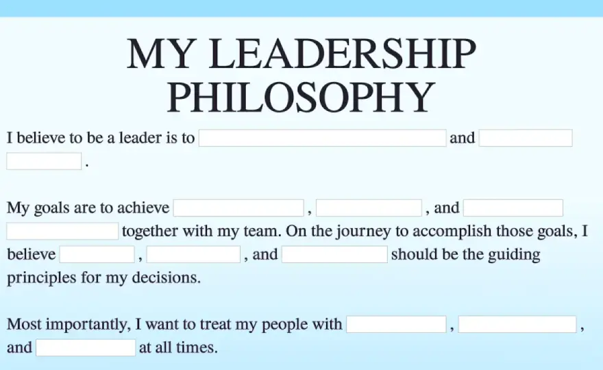 Leadership Philosophy: Your Guide to Impactful Public Service