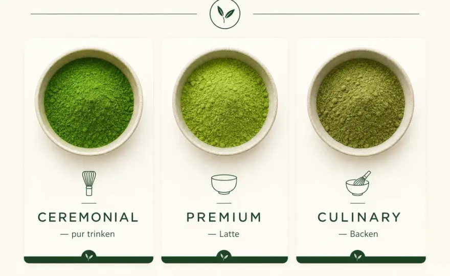 Matcha Qualität - Ceremonial, Premium, Culinary: Was passt?