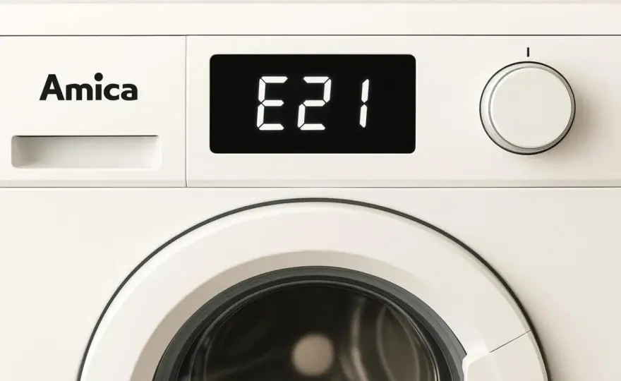 Pralka Amica E21 - Jak naprawić problem z odpływem wody?
