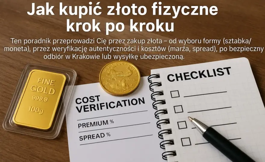 Jak kupić złoto? Poradnik - 5 kluczowych decyzji inwestora