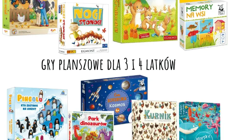 Najlepsze gry planszowe dla 4-latka: Rozwój i radość w 10-20 min