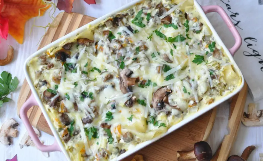 Grzybowa lasagne - idealnie kremowa i aromatyczna