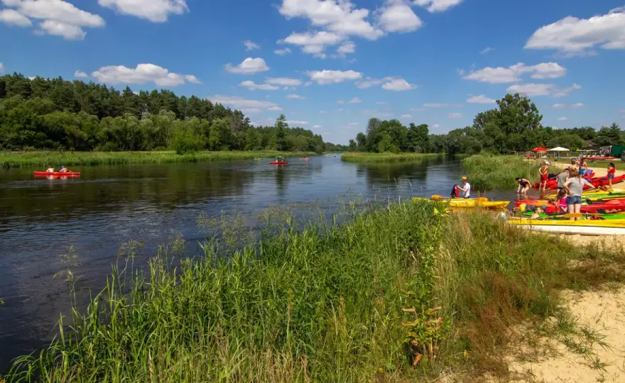 Załęczański Park Krajobrazowy - Przełom Warty i skały Jury