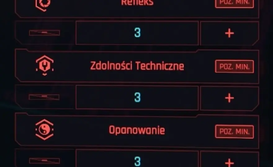 Cyberpunk atrybuty na start - Jak nie zepsuć postaci?