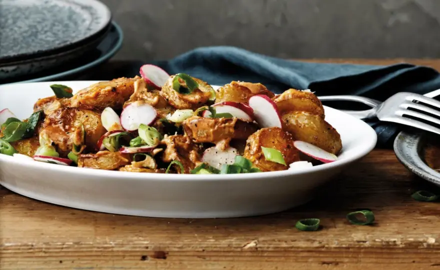 Rostad potatissallad - Så får du den perfekt krispig!