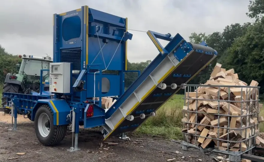 Holzförderband für Säge und Spalter richtig wählen