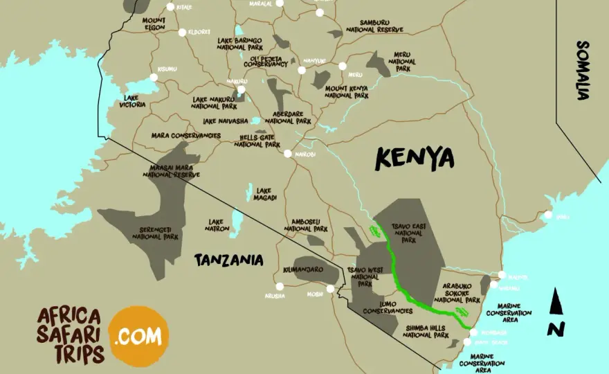 Tsavo Nationalpark - East vs. West: Deine perfekte Safari planen