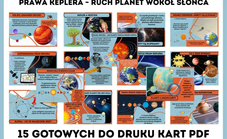 Prawa Keplera - Jak zrozumieć ruch planet i łatwo rozwiązywać zadania?