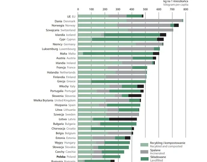 Ile śmieci produkuje przeciętny Polak? Szokujące dane i statystyki