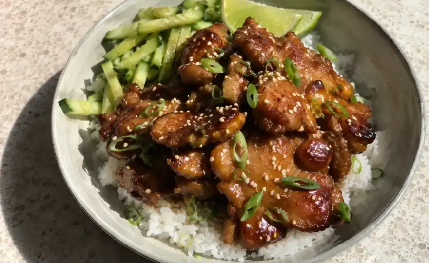 Grillad kyckling som blir saftig och smakrik med asiatiska marinader