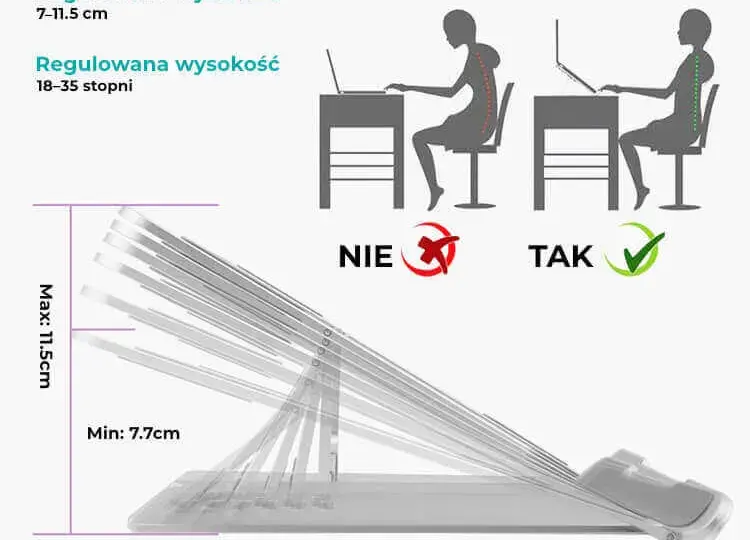 Jak ustawić monitor na biurku, aby uniknąć bólu pleców i oczu