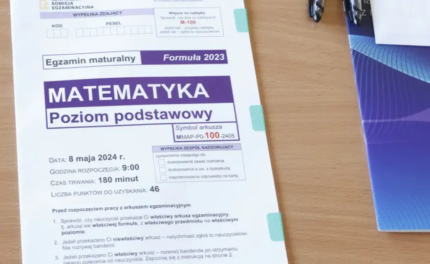 Ile punktów ma matura z matematyki? Poznaj maksymalną liczbę punktów