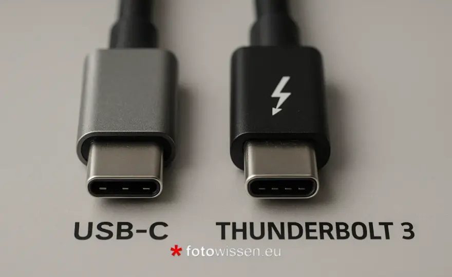 Externer Festplatten-Anschluss - USB-C, Thunderbolt & Co. wählen
