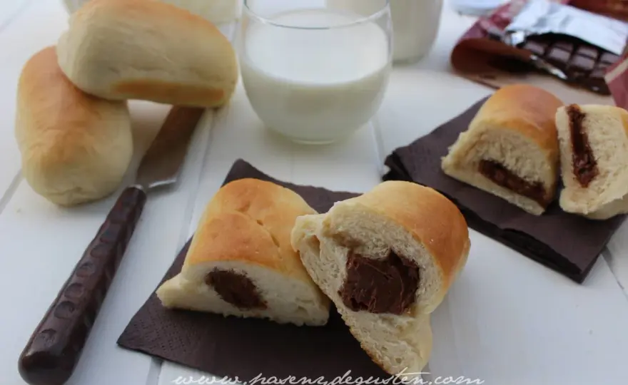 Pan de leche con chocolate - La masa tierna perfecta
