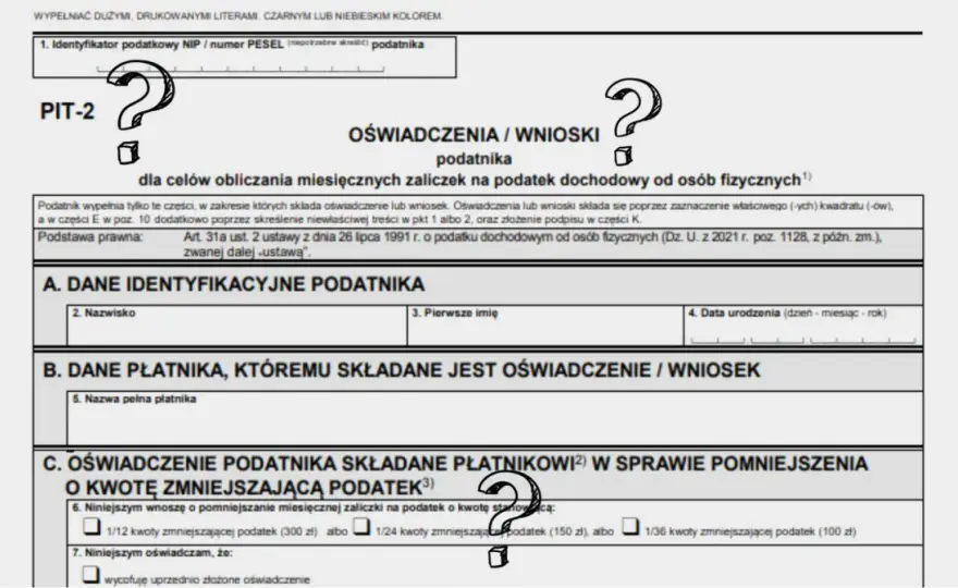 PIT-2 - Jak zyskać wyższą wypłatę netto i uniknąć dopłaty?