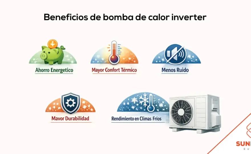 Compresor de bomba de calor - tipos, inverter y averías