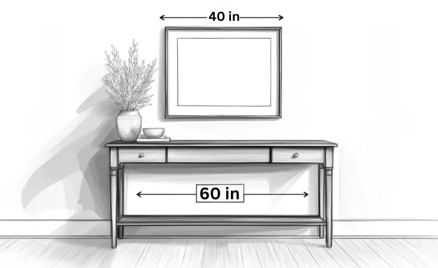 Perfect Console Table Art Height - Your Guide