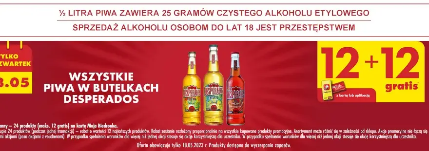 Biedronka promocja piwo 12 12 kiedy? Sprawdź, co przegapiłeś!