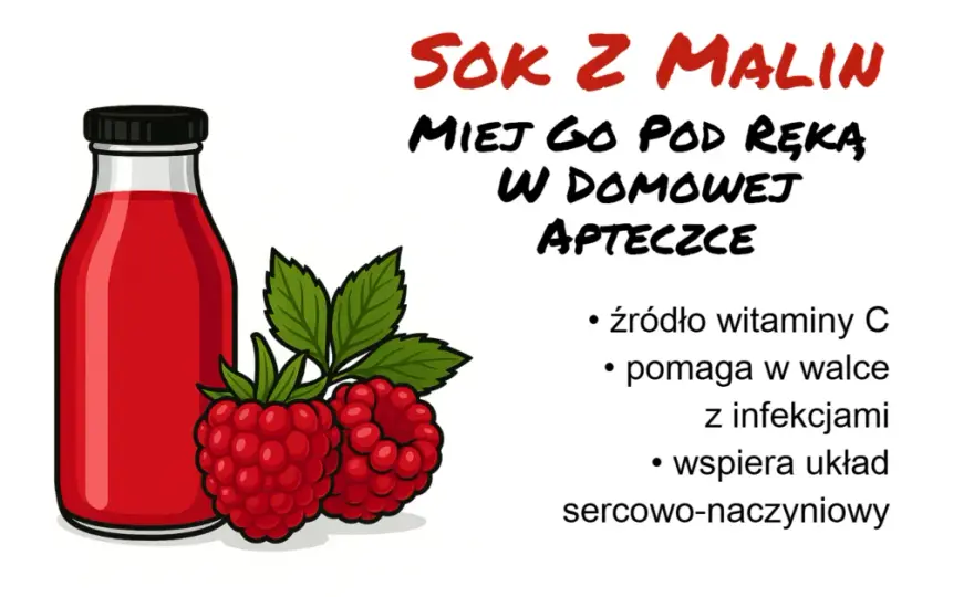 Sok z malin na co pomaga? Właściwości zdrowotne i korzyści dla organizmu