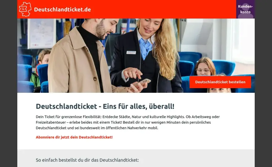 Deutschlandticket bestellen - Fristen beachten & Kosten sparen