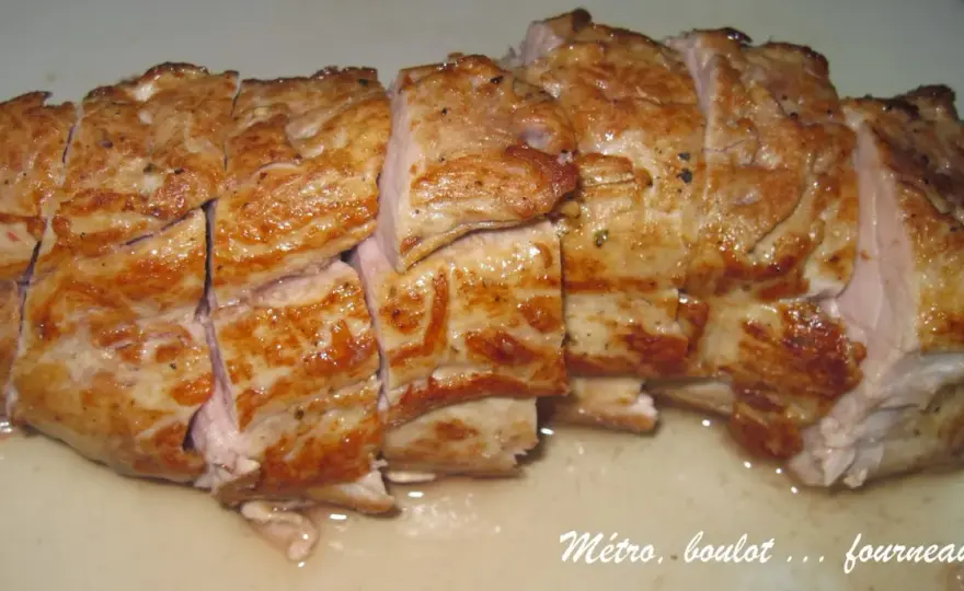 Filet mignon de porc en sauce, tendre et facile