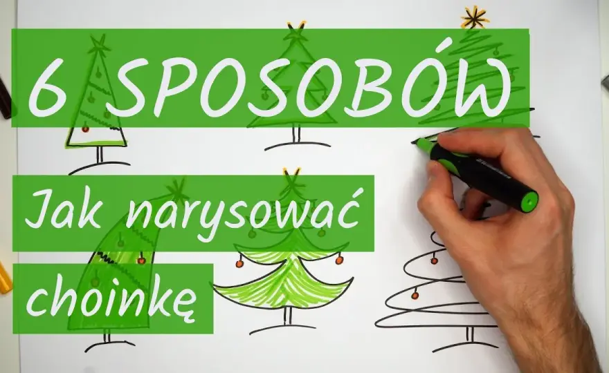 Jak narysować choinkę farbami – proste kroki dla każdego artysty