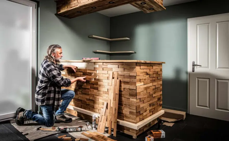 Hausbar selber bauen - Maße, Materialien und Kosten im Überblick