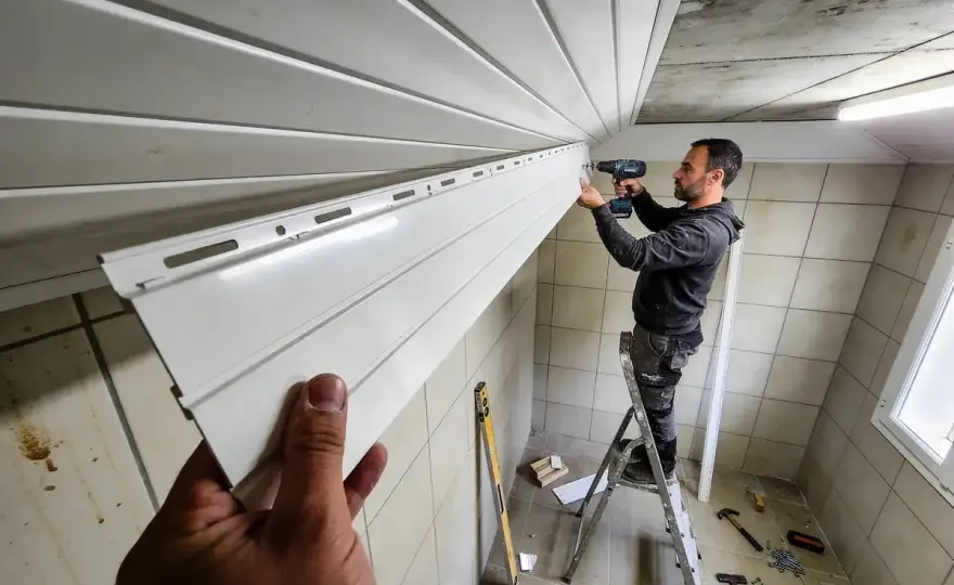 Lambris PVC au plafond - Pose parfaite, erreurs à éviter