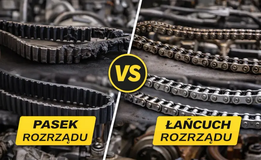 Rozrząd: Pasek czy łańcuch? Uniknij awarii i oszczędź na naprawach!