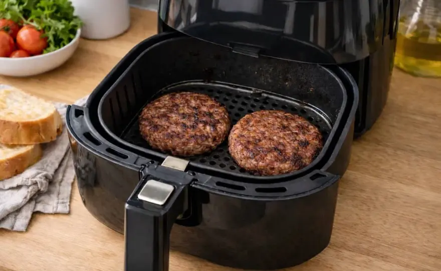 Hamburger in friggitrice ad aria, tempi e trucchi per farlo bene
