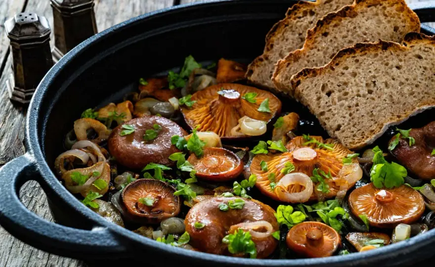 Níscalos con verduras y legumbres - Recetas y trucos clave