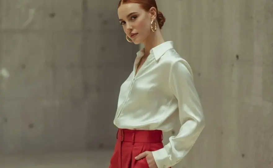 Jaka bluzka do czerwonych spodni? Kompletny przewodnik stylisty