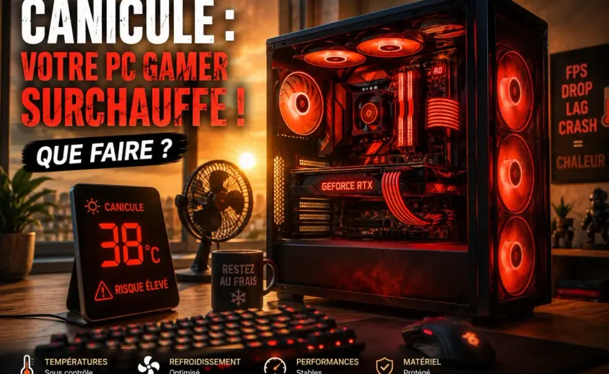 Entretenir un PC gamer pour éviter chauffe et baisse de FPS